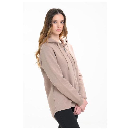 Target Γυναικεία ζακέτα Long Round Hem Fleece Jacket